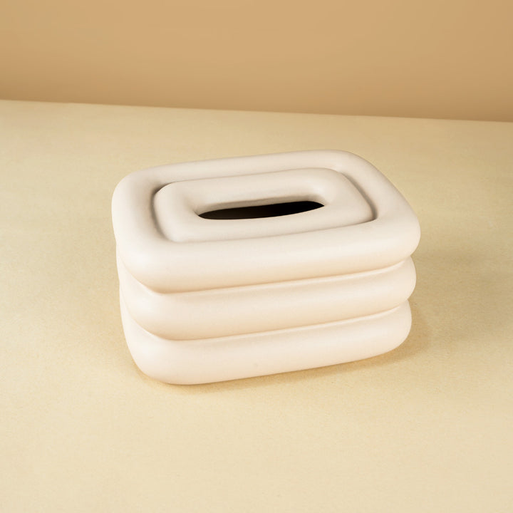 Porcelain tissue box