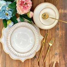 طقم أطباق مائدة فاخر 24 قطعة