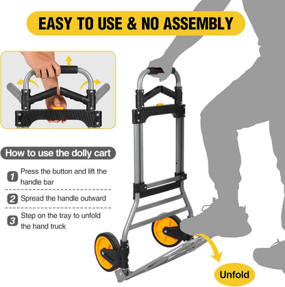 عربة يد قابلة للطي