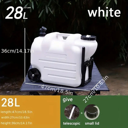 حاوية تخزين مياه على عجلات،