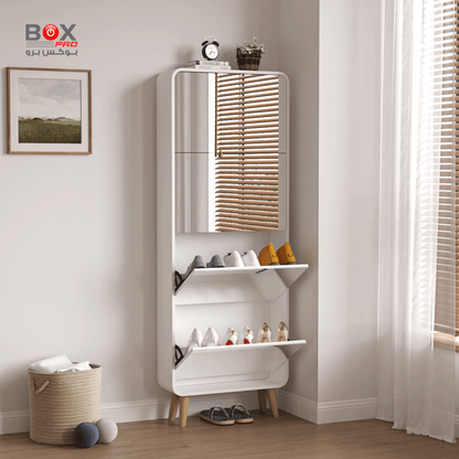 خزانة أحذية كبيرة  مع مرآة