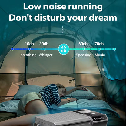 ثلاجة سيارة محمولة للرحلات