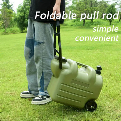 حاوية تخزين مياه على عجلات،