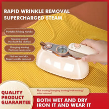 Portable steam iron for home and travel
