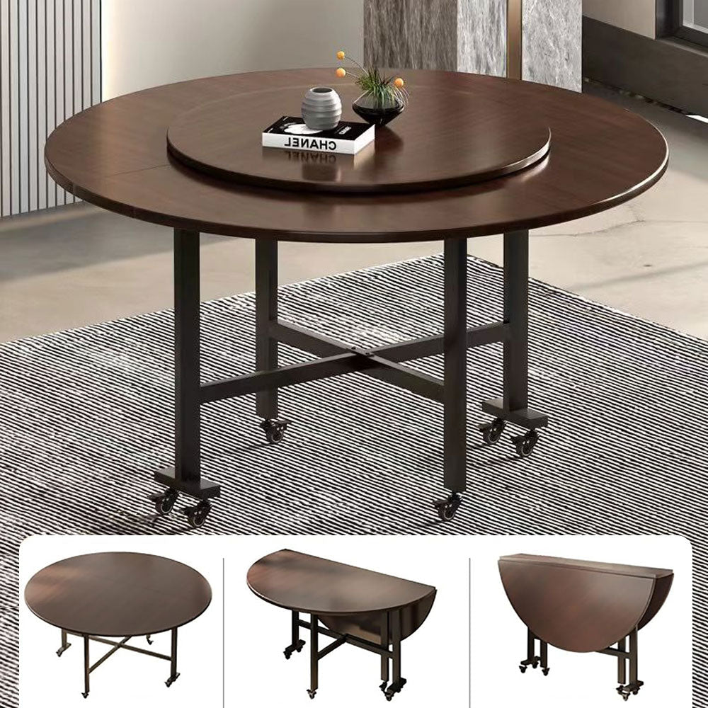 طاولة طعام مستديرة قابلة للطي