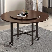 طاولة طعام مستديرة قابلة للطي