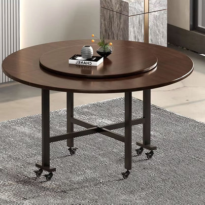 طاولة طعام مستديرة قابلة للطي