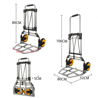 عربة  قابلة للطي من الالومنيوم