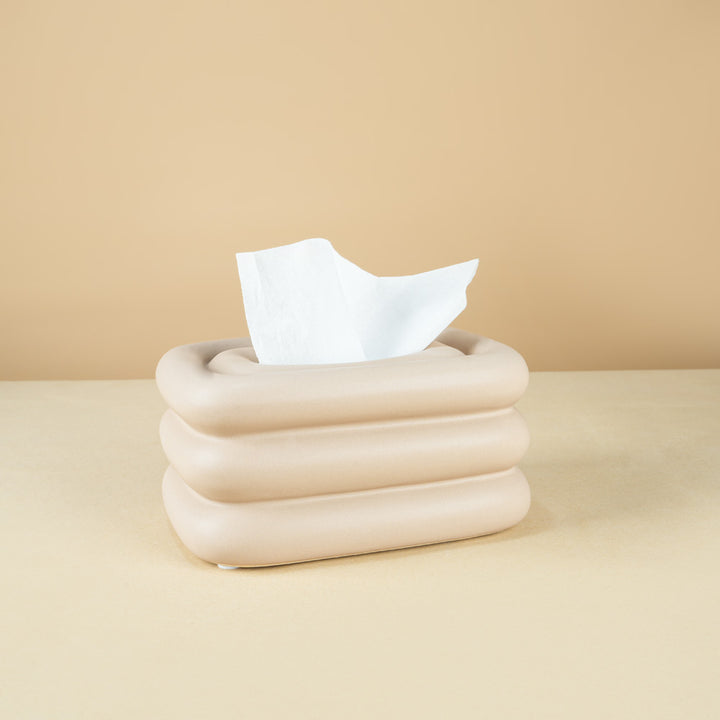 Porcelain tissue box