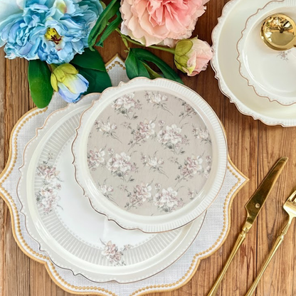 طقم أطباق مائدة فاخر 24 قطعة