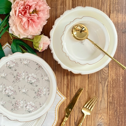 طقم أطباق مائدة فاخر 24 قطعة