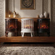 ديكور إضاءة مدفأة الحطب