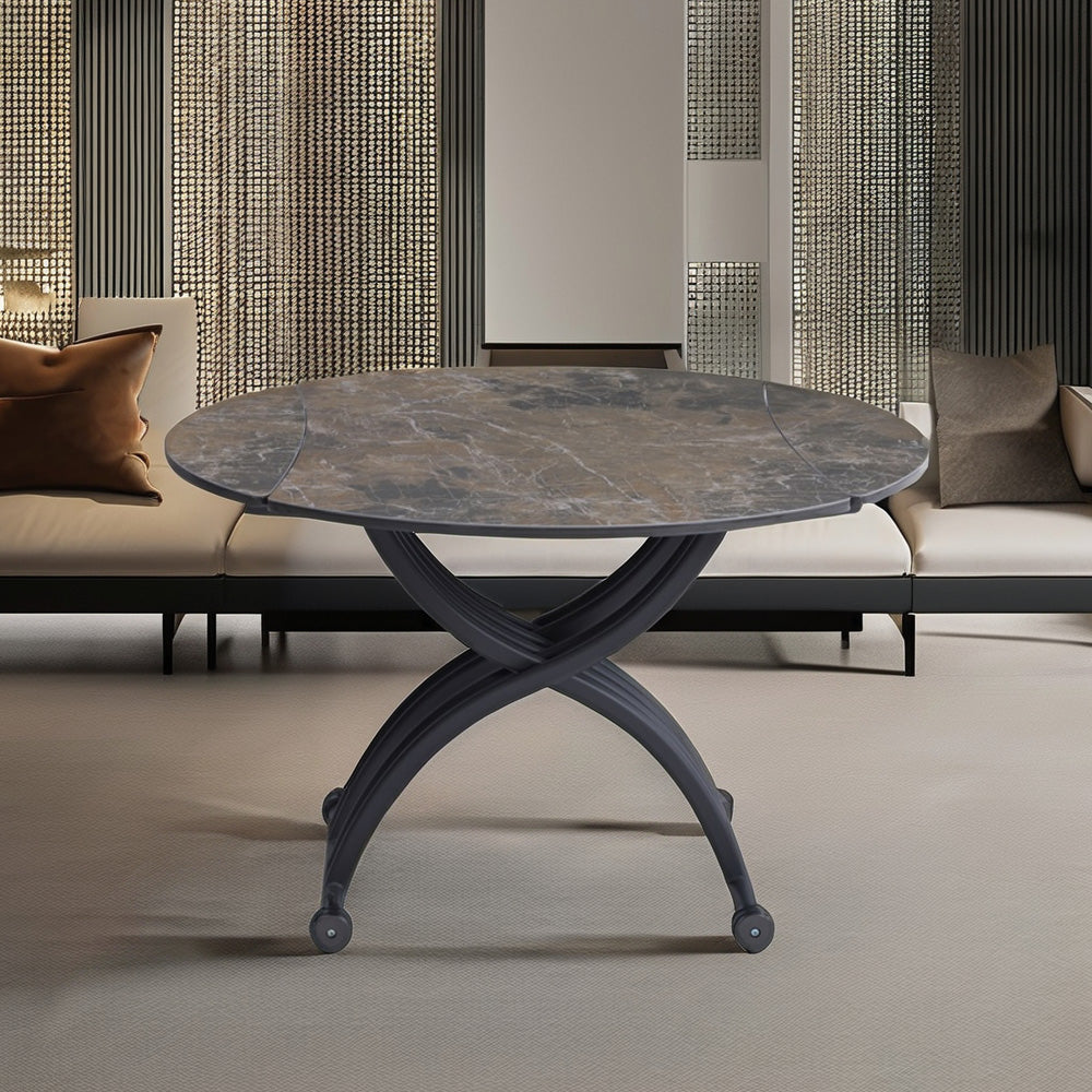 طاولة قهوة  قابلة للتعديل والتوسيع