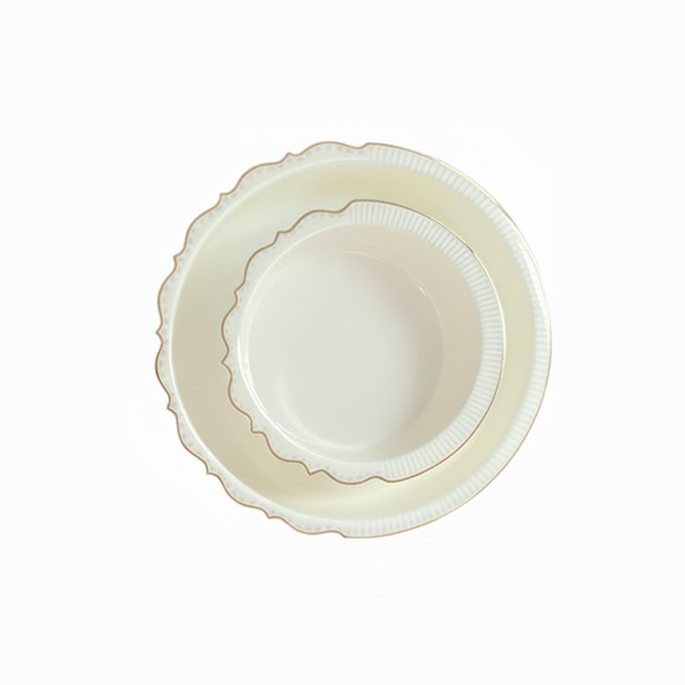 طقم أطباق مائدة فاخر 24 قطعة