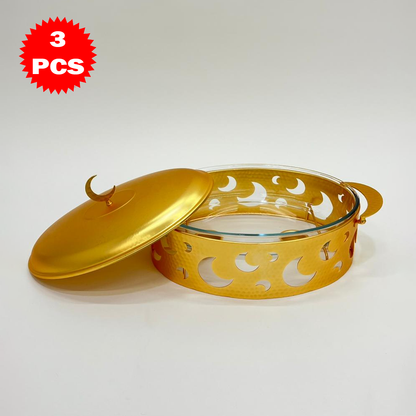 سخان تقديم طعام مع صينية بايركس 2.5 لتر