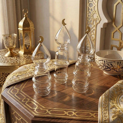 زينة من زجاج القمر