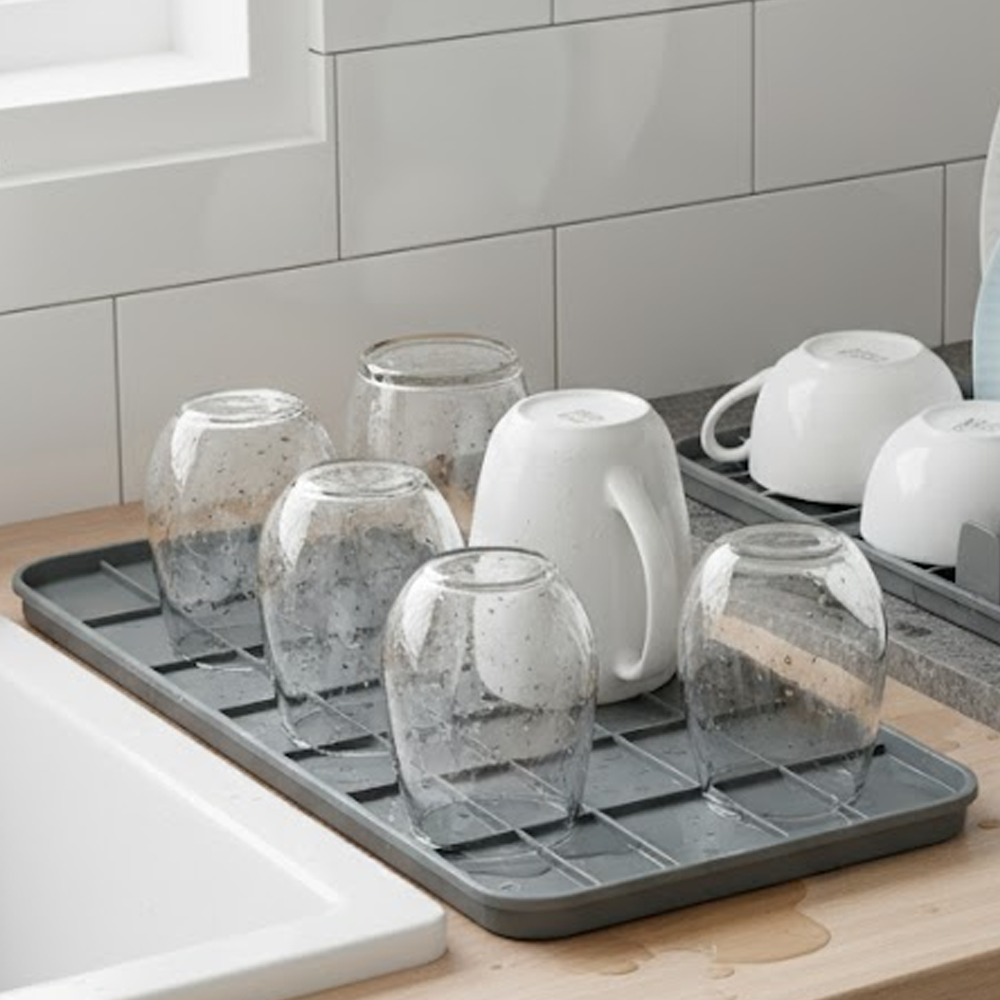 حامل صحون مصرف للمياه