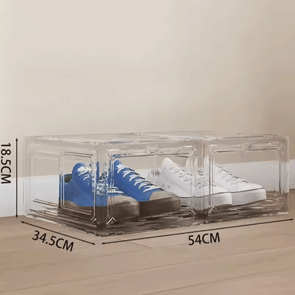 صناديق أحذية شفافة مقاومة للغبار