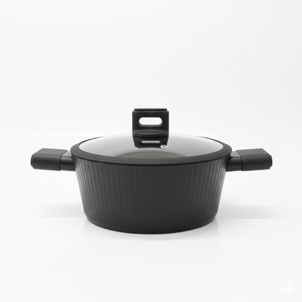 مقلاة طهي بغطاء زجاج Danny Home