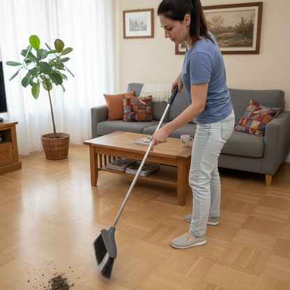 مجموعة مكنسة وجاروف