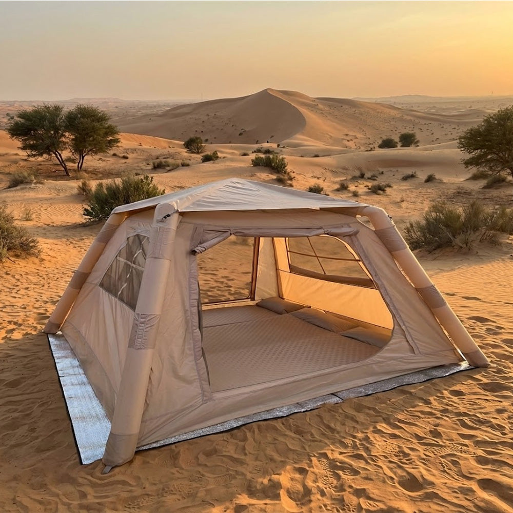 خيمة تخييم قابلة للنفخ تتسع من 1 إلى 3 أشخاص