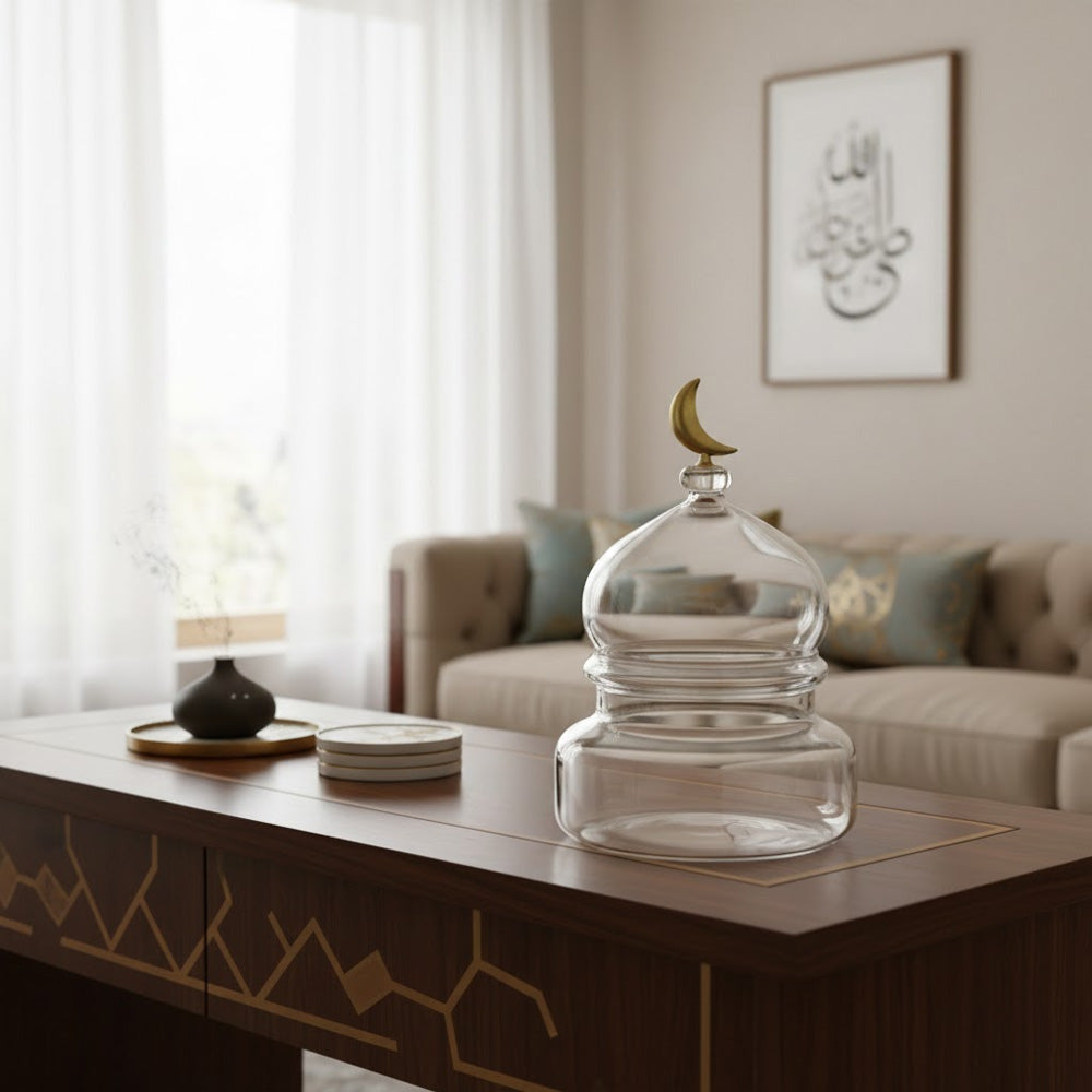 جرة زجاجية قمرية