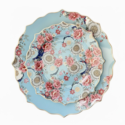 طقم أطباق مائدة فاخر 24 قطعة