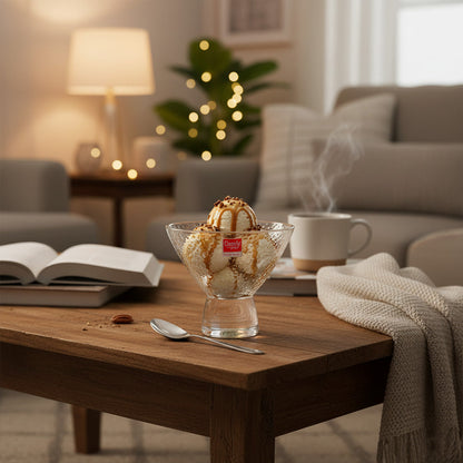 طقم أوعية حلوى زجاجية