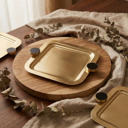 صينية تقديم مربعة صغيرة Alkuwaity Al Awal الكويتي الأول