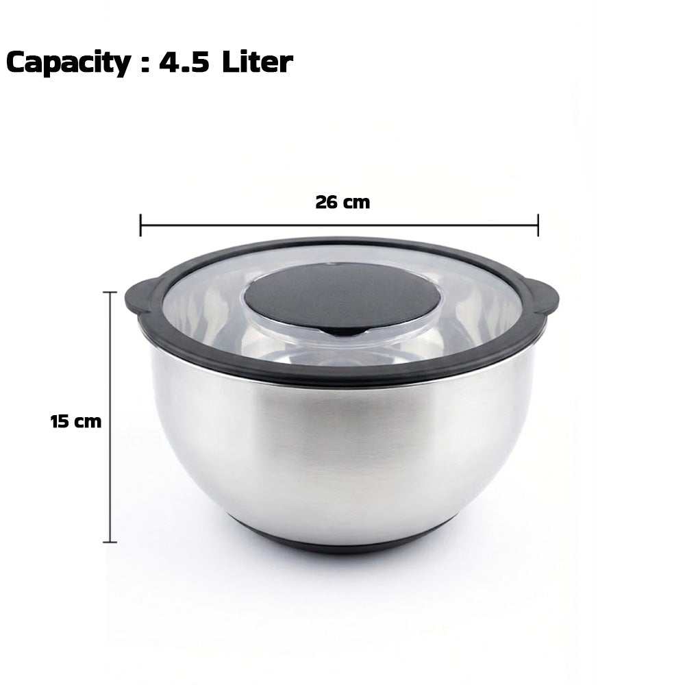 وعاء خلط بغطاءين