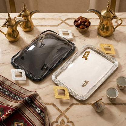 طبق تقديم صغير مع غطاء Diva Lady