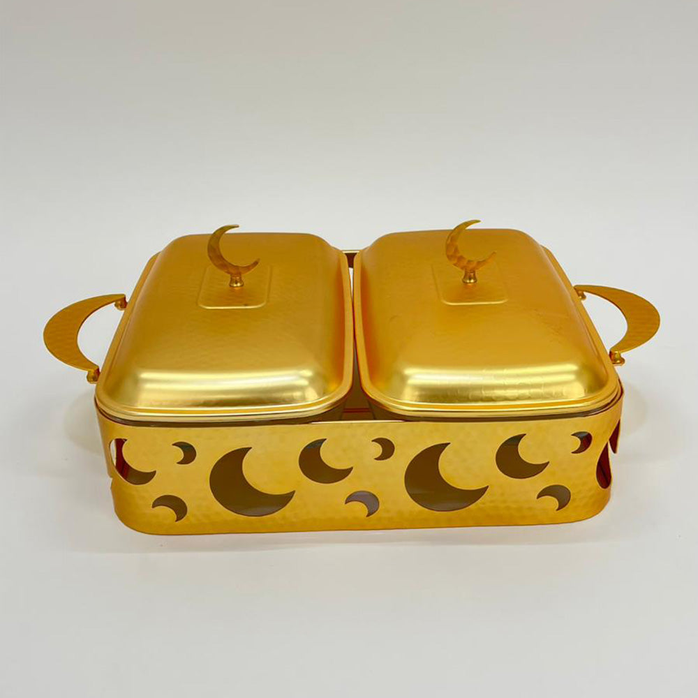 وعاء ساخن مزدوج بتصميم مون