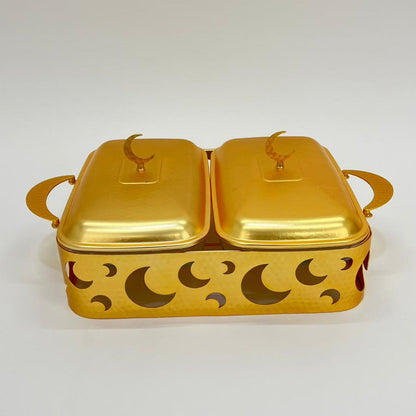 وعاء ساخن مزدوج بتصميم مون