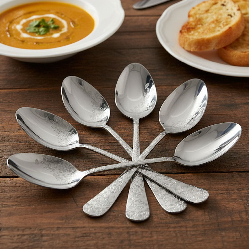 ملاعق مزركشة فاخرة