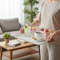 صينية تقديم بمقابض جانبية متوفر بمقاسين