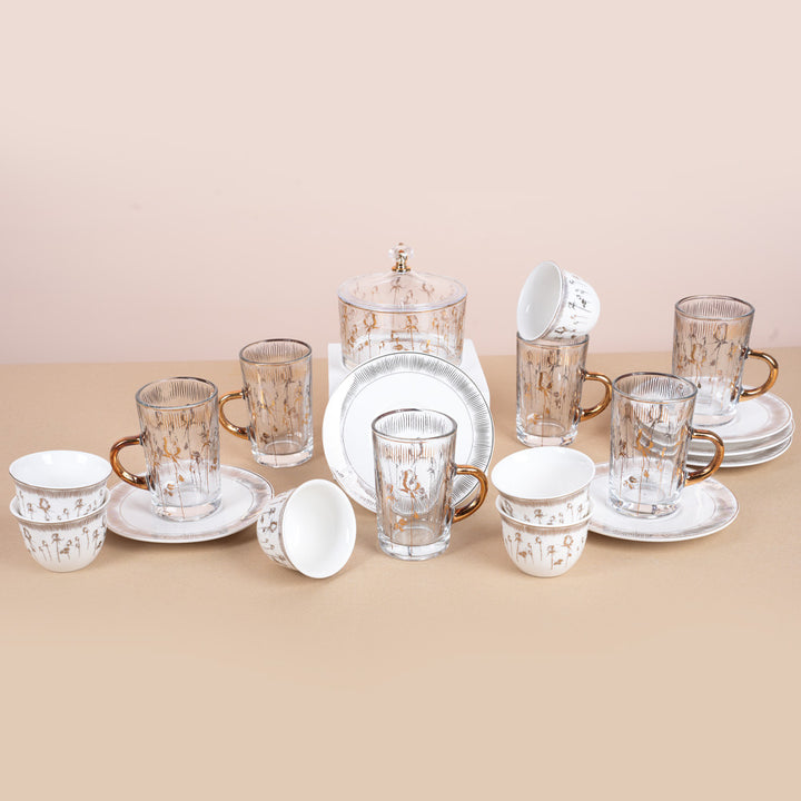 19 pcs cup and saucer set