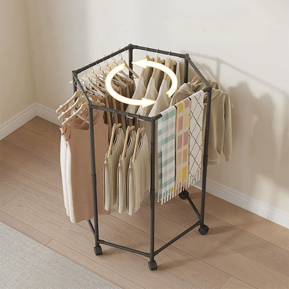 حامل ملابس دائري متحرك