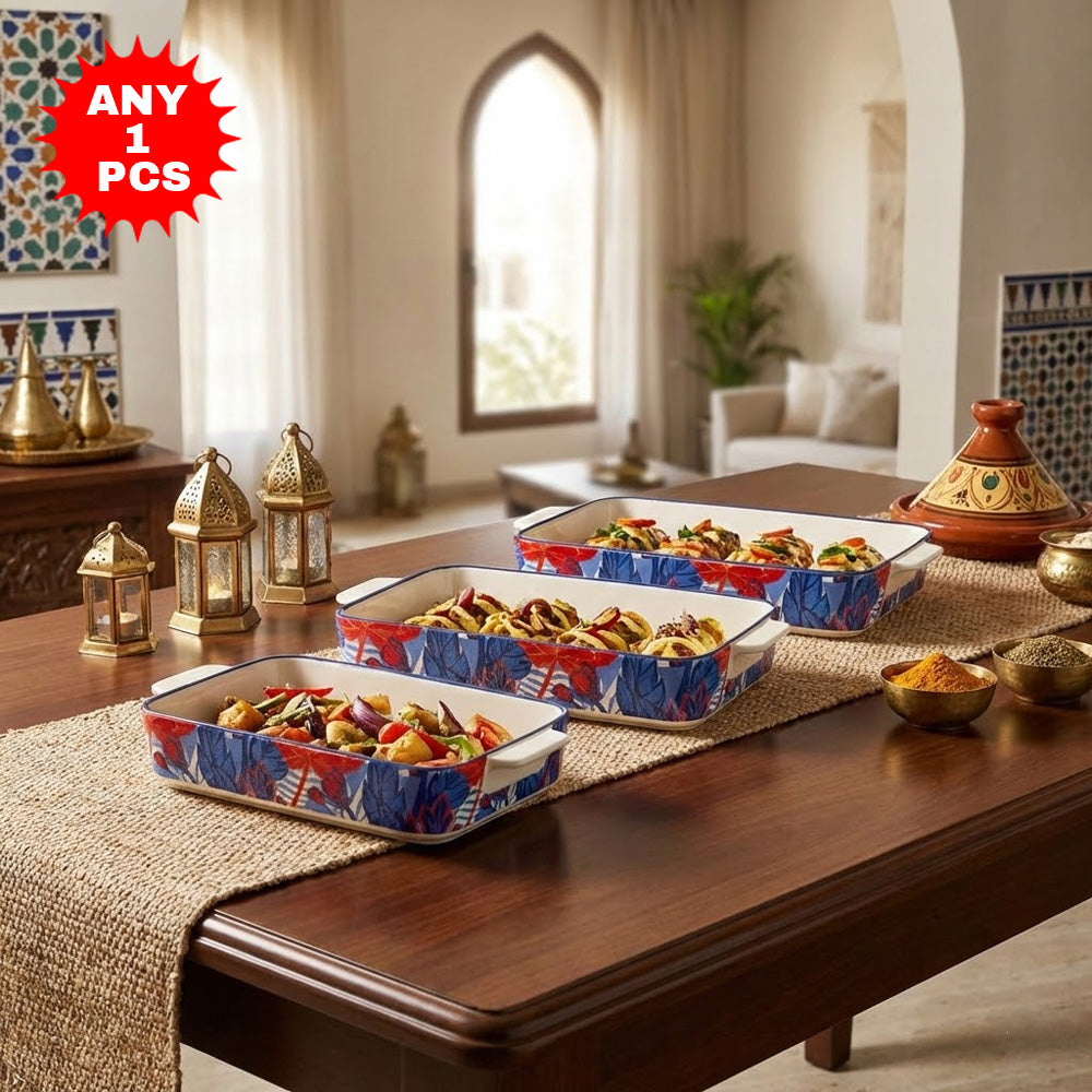 طبق فرن سيراميكي - (3 أحجام) Danny Home