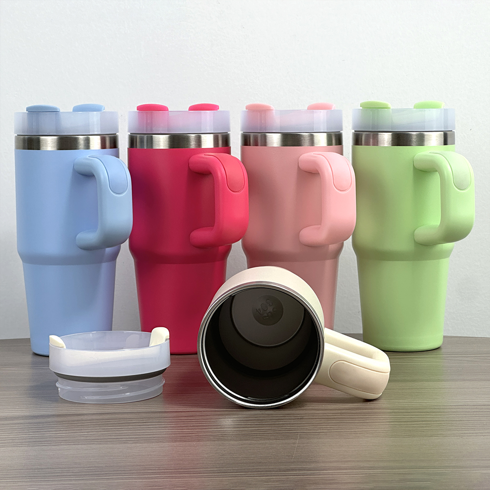 كوب حراري ستانلس بيد مع غطاء