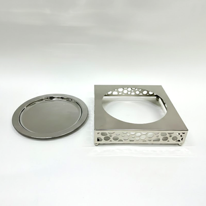 طبق تقديم أرز بقاعدة معدنية Diva Lady