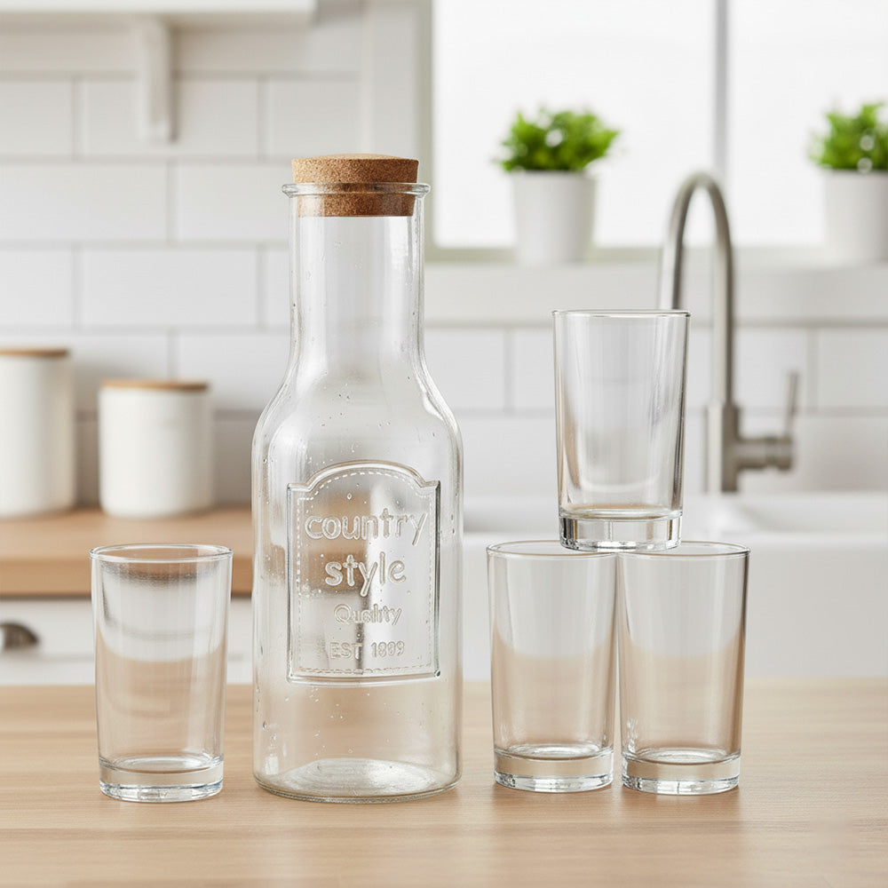 طقم دولكة مع جلاسات عصير