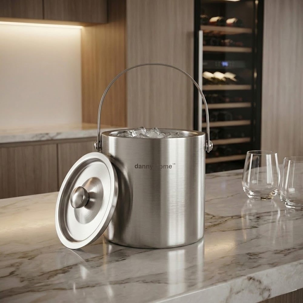 دلو ثلج بغطاء - 1.6 لتر