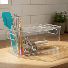 صندوق منظم شفاف متعدد الأغراض