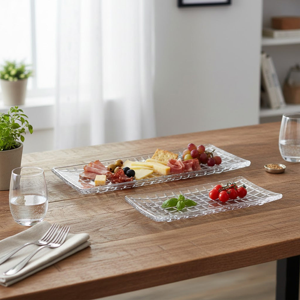 صينية تقديم زجاجية فاخرة Diva Lady