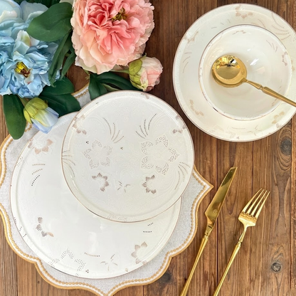 طقم أطباق مائدة فاخر 24 قطعة Diva Lady