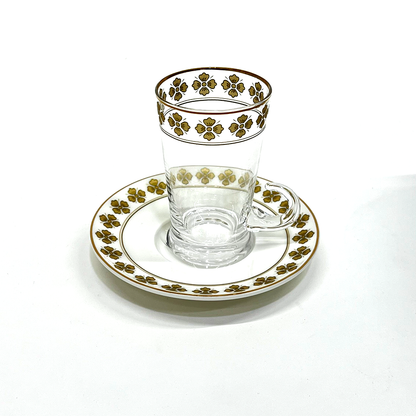 طقم استكانة وفنجان 18قطعة Diva Lady