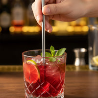 ملعقة قش من الفولاذ المقاوم للصدأ - 2 في 1 قابلة لإعادة الاستخدام