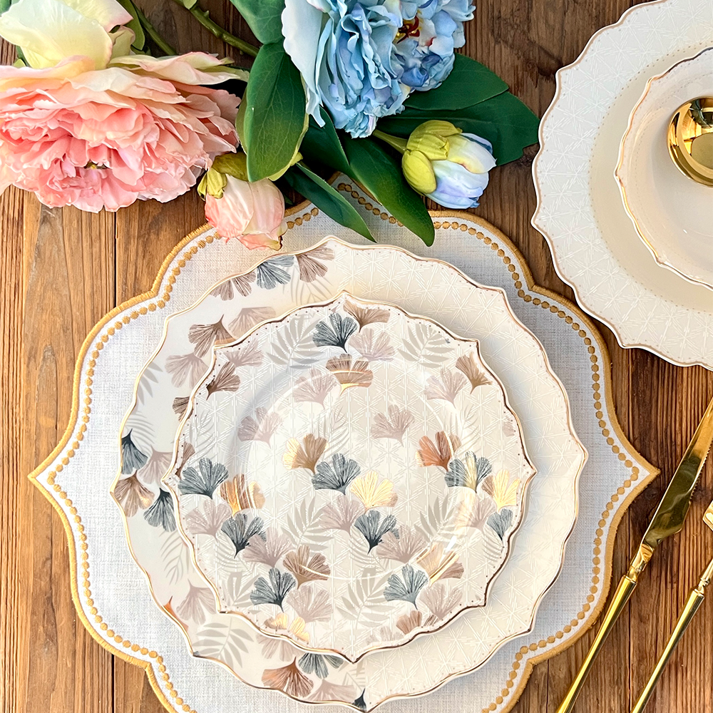 طقم أطباق مائدة فاخر 24 قطعة