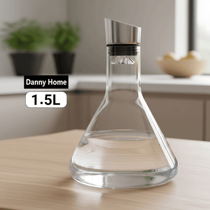 قارورة سوائل زجاجية متسعة الاسفل