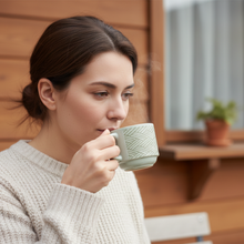 طقم فناجين تصميم خطوط متداخلة